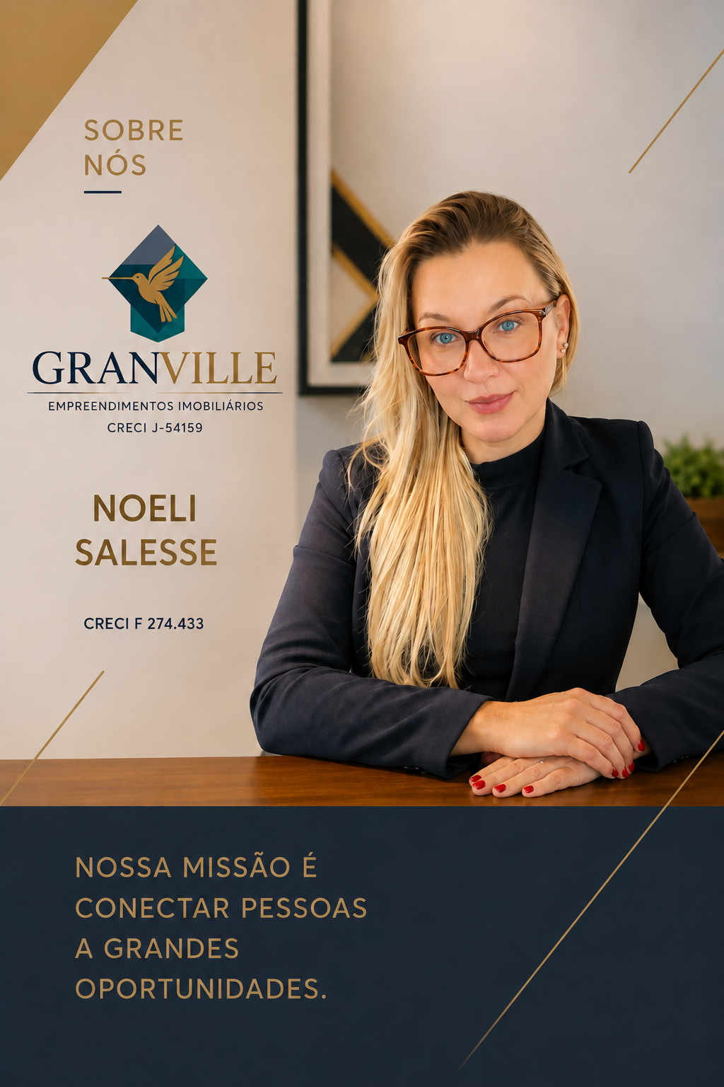 Cartão de Noeli Salesse, CRECI F 274.433
